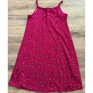 Like New! Girl’s Pink Thin Strapped Floral Dress